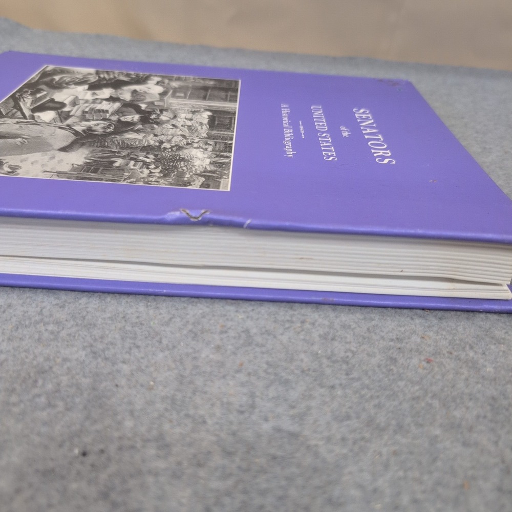 Senators of the United States A Historical Bibliography 1789-1995 Hardcover 1995 - Picture 2 of 6
